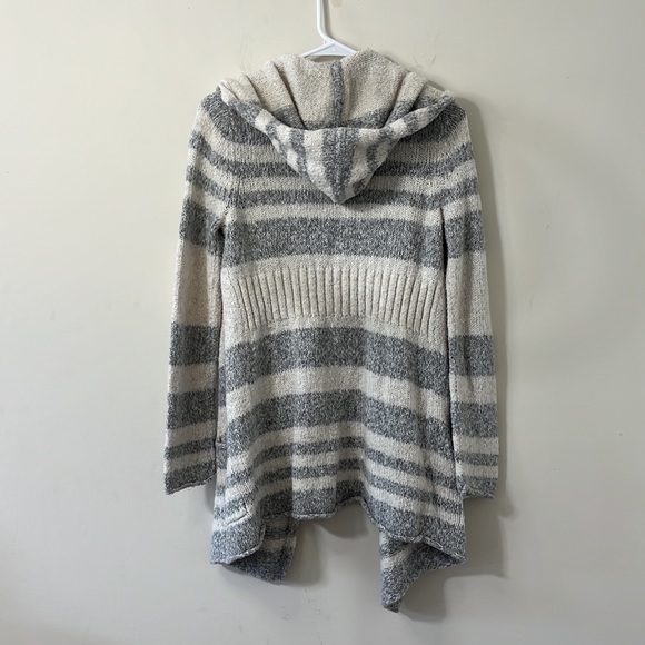 Eddie Bauer Sleepwear Striped Grey & CreamCardigan Size XS/S - Picture 6 of 6